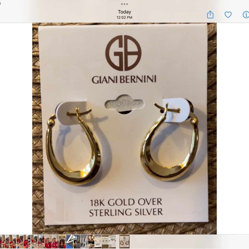 Gold Hoop Earrings